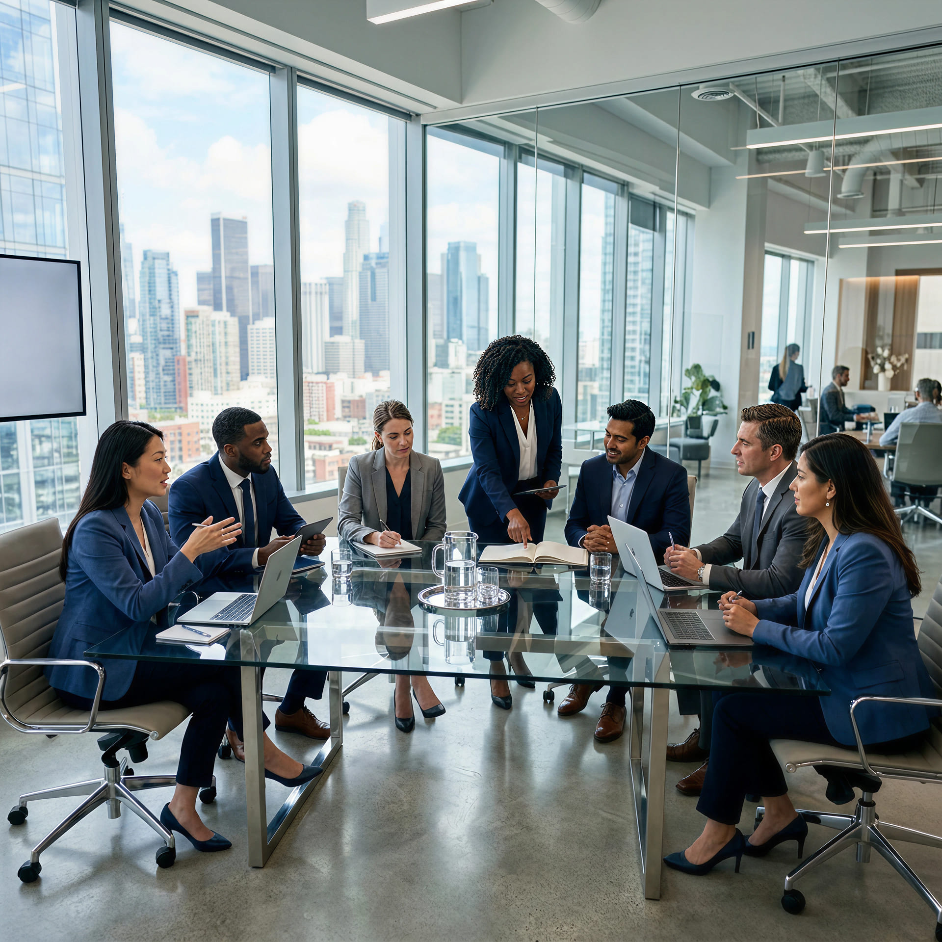 Equipo de consultoría profesional