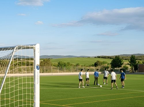 Campus escolar y naturaleza