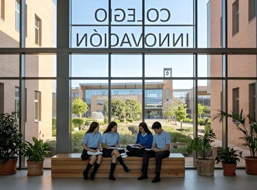 Alumnos graduándose